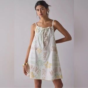 BDG Urban Outfitters Hawaii Print Mini Dress | Size M | Tropical Slip Dress
